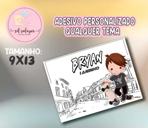 Adesivo Sacolinha P - Skate