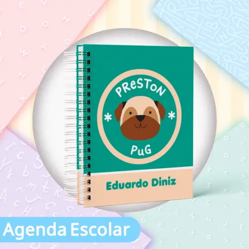 Agenda Baby Datada 2026 - Preston Pug