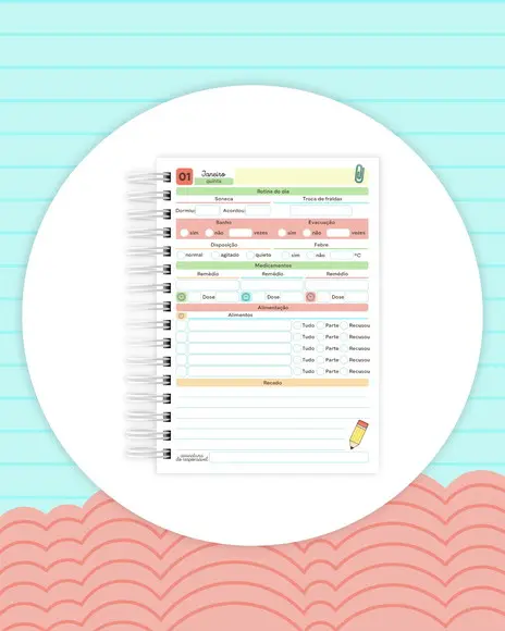 Agenda Baby Datada 2026 - Shark Aloha Puket