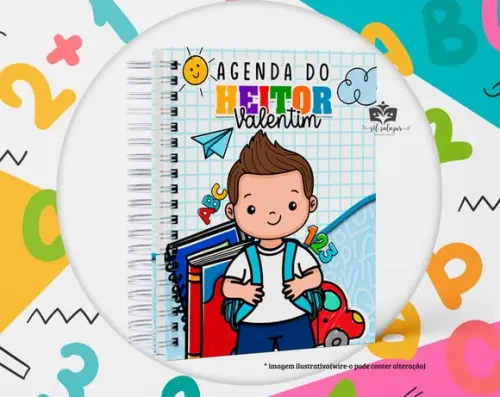 Agenda Berçario - Menino / Caricatura