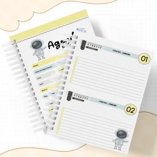 Agenda Escolar 2026 - Astronauta (2dpp)
