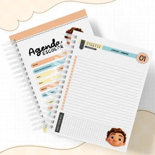 Agenda Escolar 2026 - Luca (1dpp)