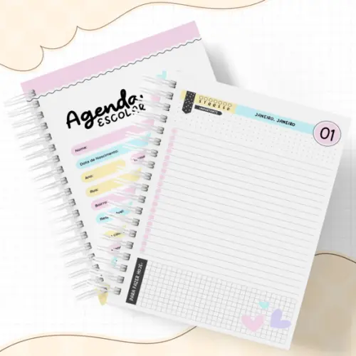 Agenda Escolar 2026- Candy Color