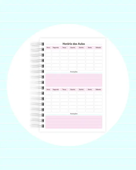 Agenda Escolar Datada 2026 - Gata Sereia Puket