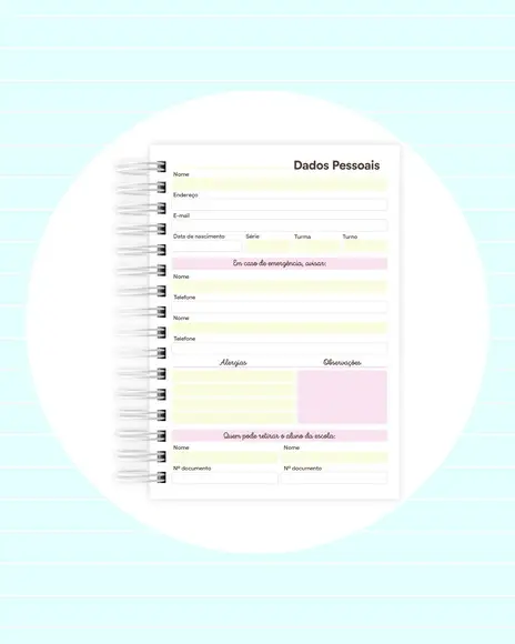 Agenda Escolar Datada 2026 - Panda Donuts Puket 02