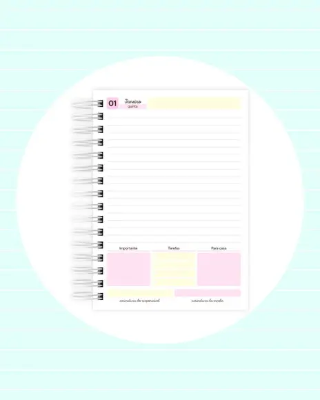 Agenda Escolar Datada 2026 - Unicornio
