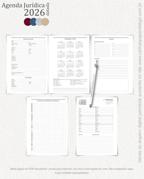Agenda Jurídica - 2026 (modelo02)