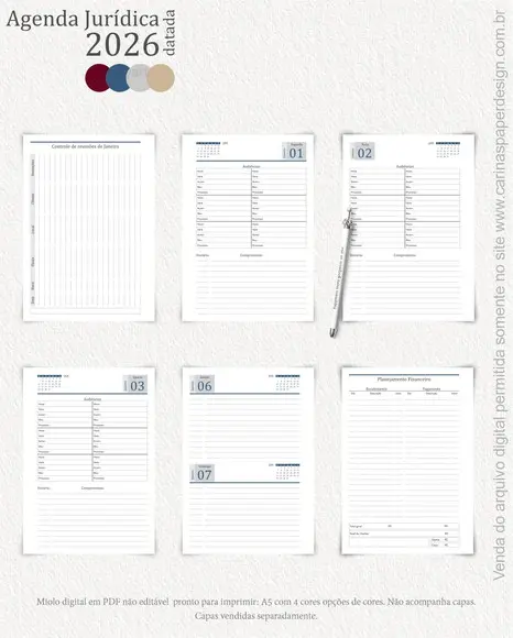 Agenda Jurídica - 2026 (modelo02)