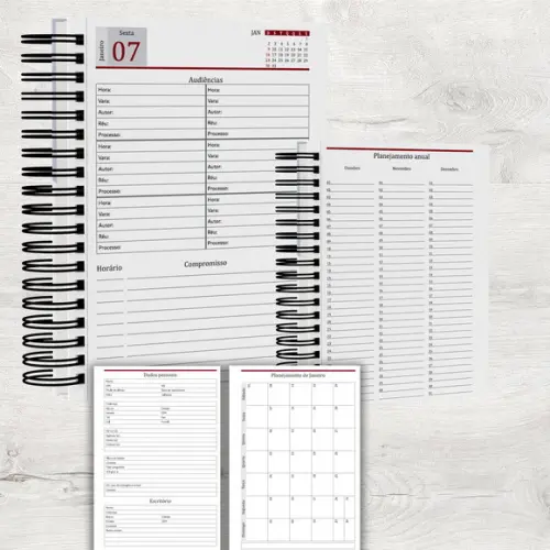 Agenda Jurídica 2026 - Floral