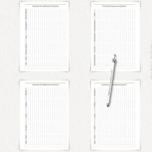 Agenda Jurídica 2026 - Datada