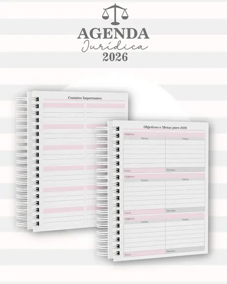 Agenda Jurídica 2026 (mas ou Fem)