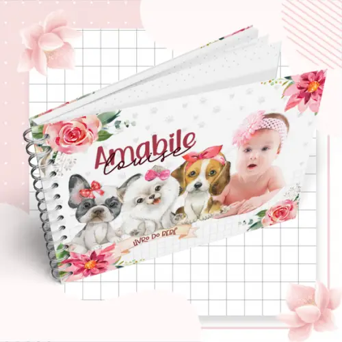 Álbum Mesversário - Cachorro Menina