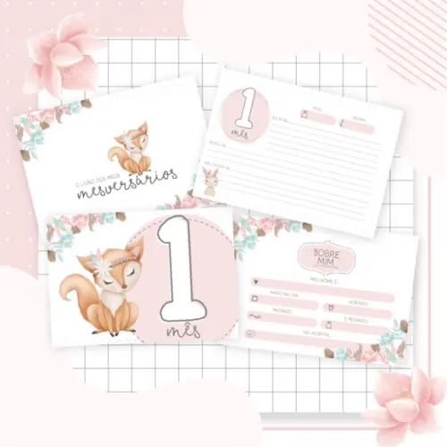 Album Mesversário - Floresta Menina 03