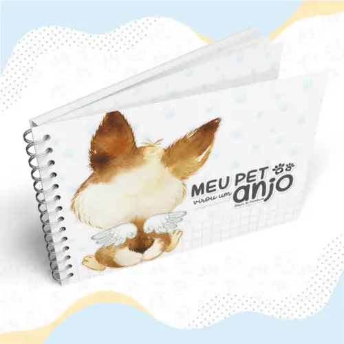 Álbum Meu Pet Virou Anjo (azul)