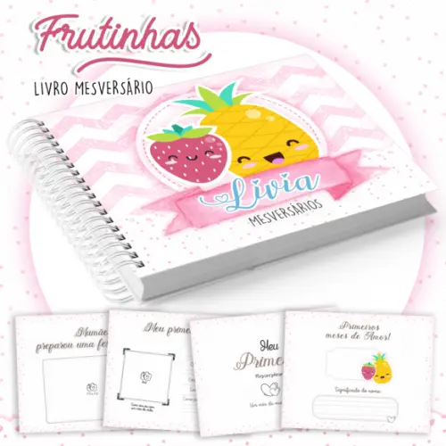 Album Mesversario (19 x 24) -frutinhas