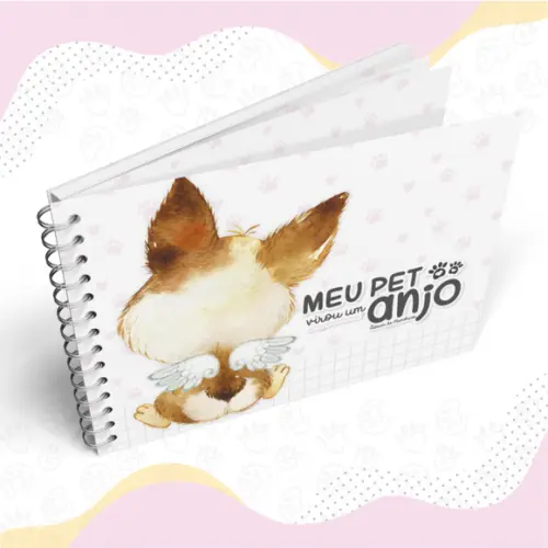 Álbum Meu Pet Virou Anjo (rosa)