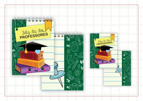 Arquivo de Corte - Bloquinho e Post it (Dia dos Professores)