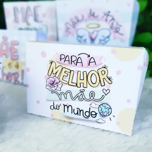 Arquivo de Corte - Caixa 6 Doces (dia das Mães)