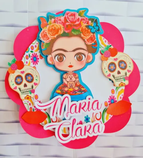 Arquivo de Corte - Festa Pronta - Frida