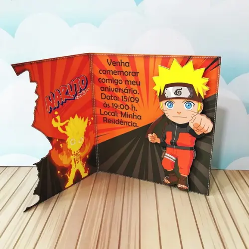 Arquivo de Corte - Festa Pronta - Naruto
