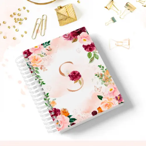 Arquivo Digital - Capas Floral Alfabeto 03