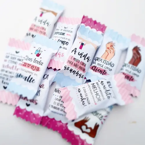 Bala Personalizada - Manicure (200un)