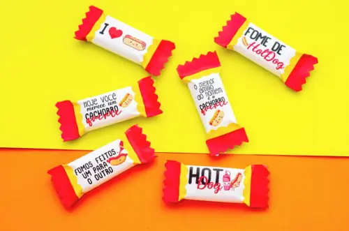 Bala Personalizada - Hot Dog (200un)