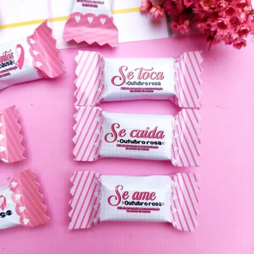 Bala Personalizada - Outubro Rosa (200un)