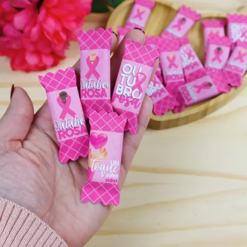 Bala Personalizada - Outubro Rosa (100un)