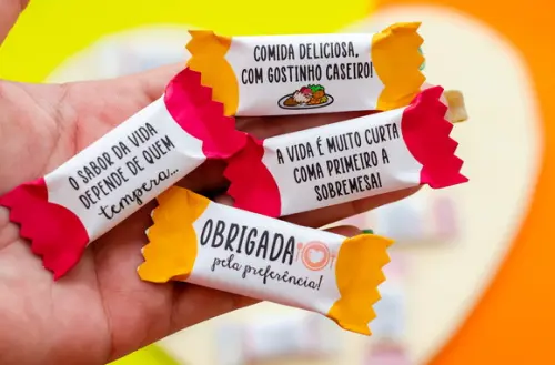 Bala Personalizada - Restaurante (200un)