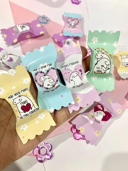 Bala Personalizada Caramelo - Dia das Mães (100un)