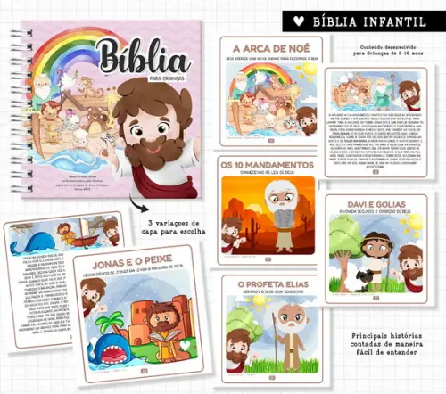 Biblia Infantil Menina