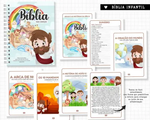 Biblia Infantil Menino