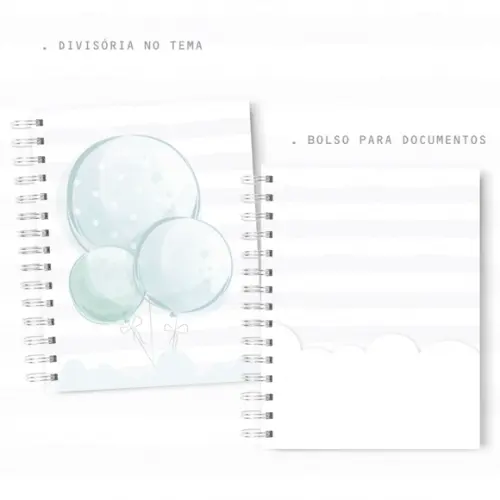 Caderneta de Vacina - Balão Menino