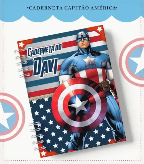 Caderneta De Vacina - Capitão America