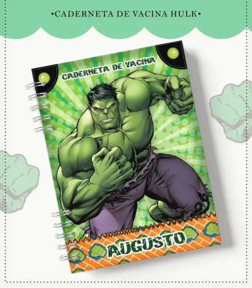 Caderneta De Vacina - Hulk