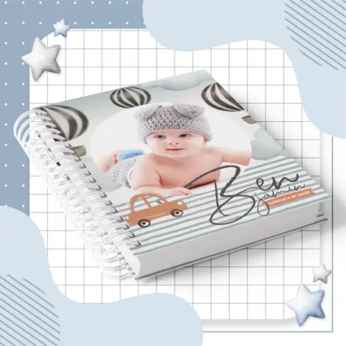 Caderneta de Vacina - My Little Boy + Chaveiro