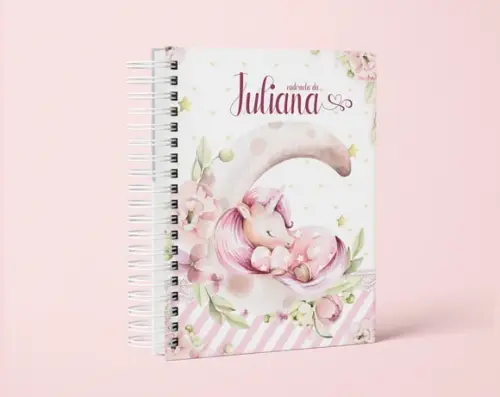 Caderneta de Vacina - Unicornio Baby + Chaveiro