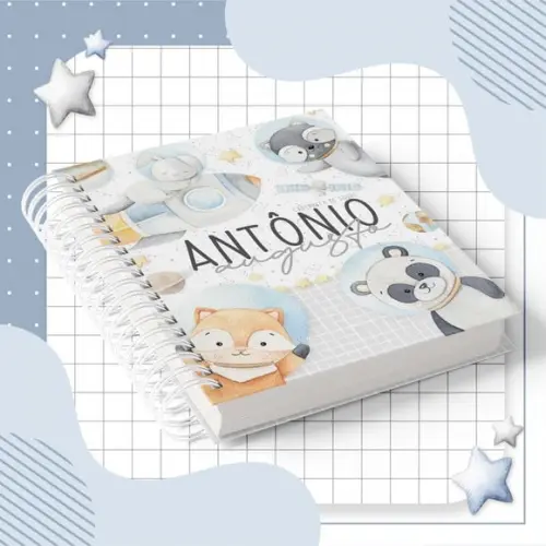 Caderneta de Vacinação - Animais Astronauta 03