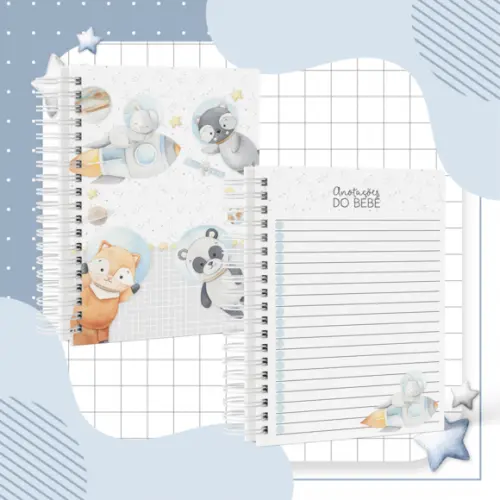Caderneta de Vacinação - Animais Astronauta 03