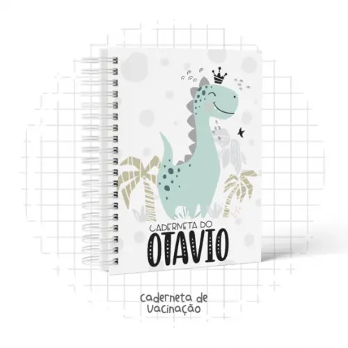 Caderneta de Vacinação - Dino Menino