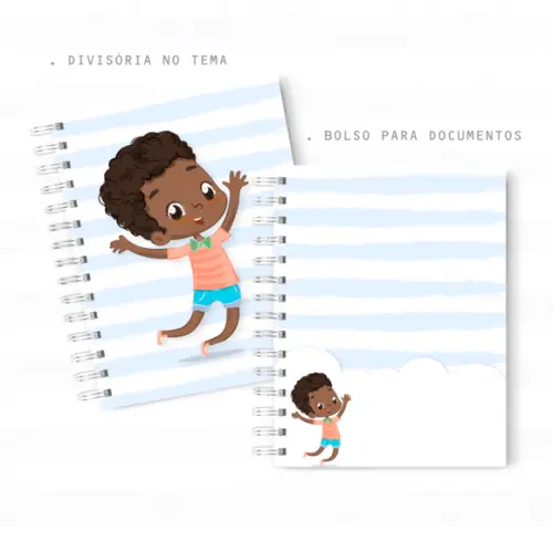 Caderneta de Vacinação - Menino Negro