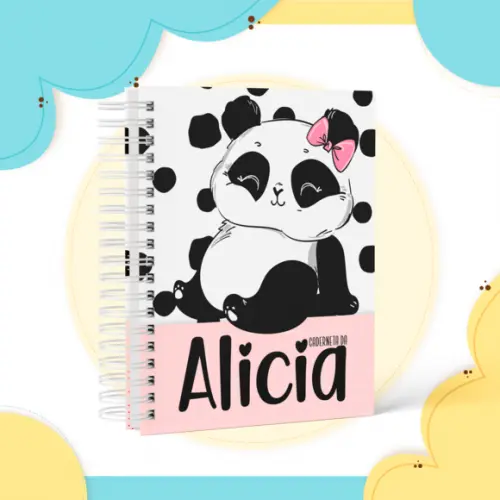 Caderneta de Vacinação - Panda Menina 02