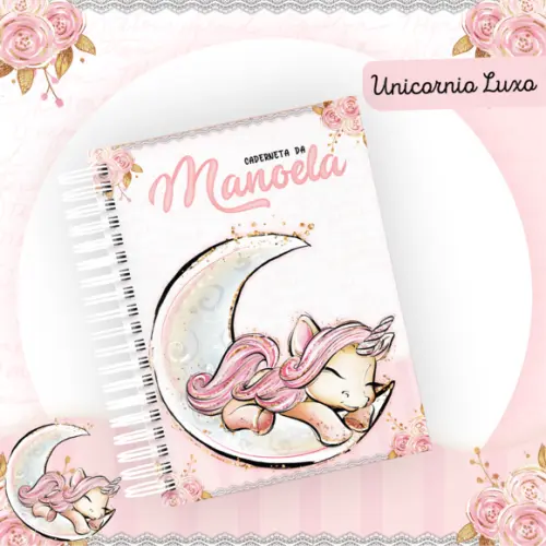 Caderneta de Vacinação - Unicornio Luxo