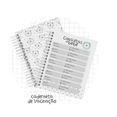 Caderneta de Vacinação - Urso Escandinavo