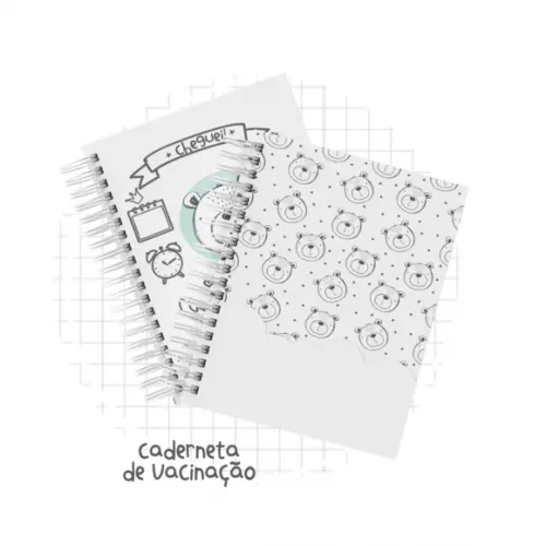 Caderneta de Vacinação - Urso Escandinavo