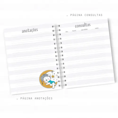 Caderneta De Vacinação -ursinho 01