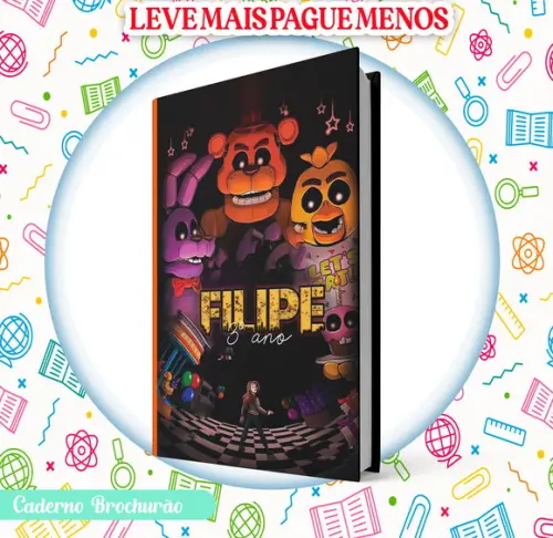 Caderno Brochurão (g) - Animatronics (promocional)
