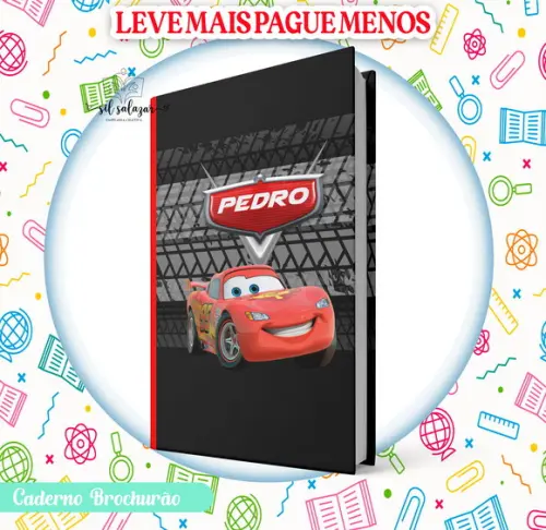 Caderno Brochurão (g) - Carros (promocional)