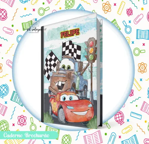 Caderno Brochurão (g) - Carros 02